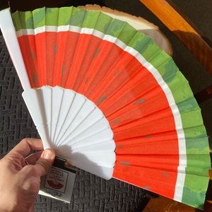 🔥5/$25🔥Watermelon Folding Hand Fan